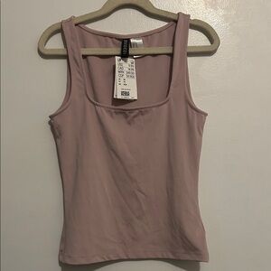 NWT H&M Mauve Tank Top size XS